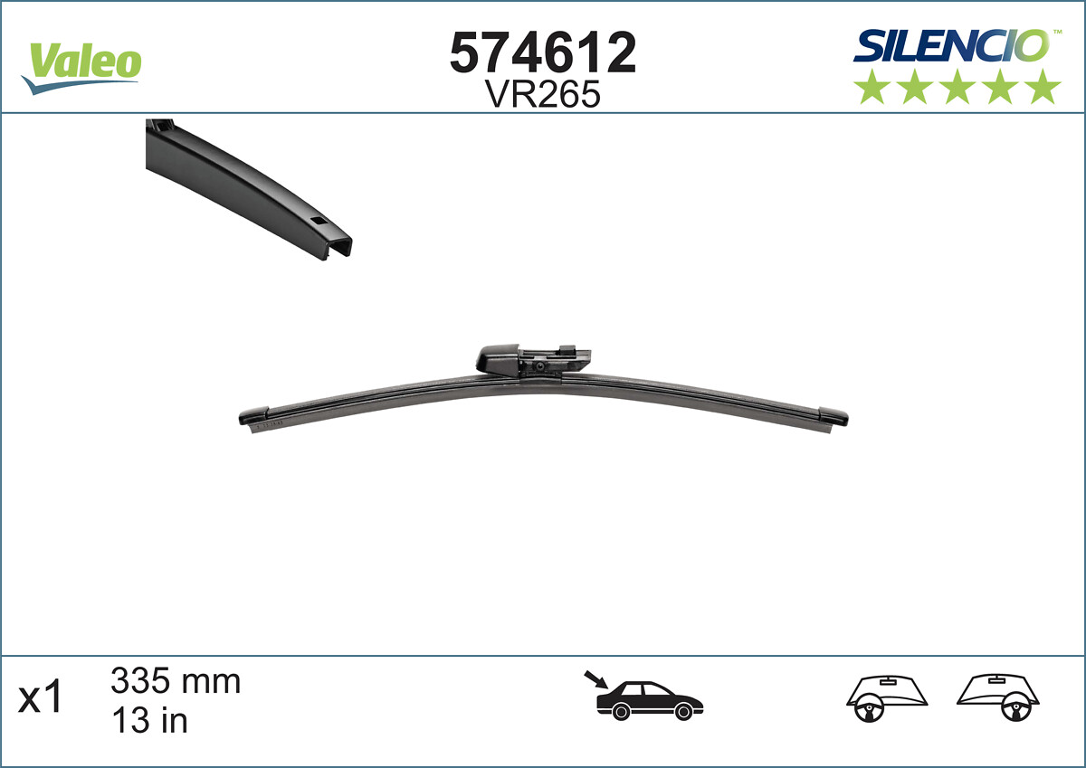 Lamela stergator VALEO 574612